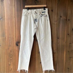 Classic Levi’s 541 White Washed Denim Jeans
